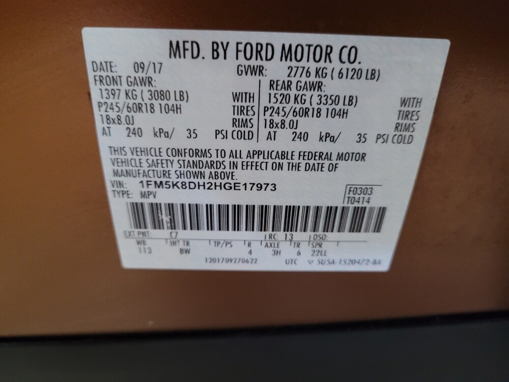2017 Ford Explorer in New Castle, DE 19720 - 18142024 33