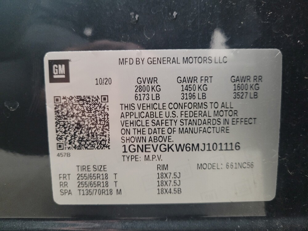 2021 Chevrolet Traverse in Eastpointe, MI 48021 - 18142029 33