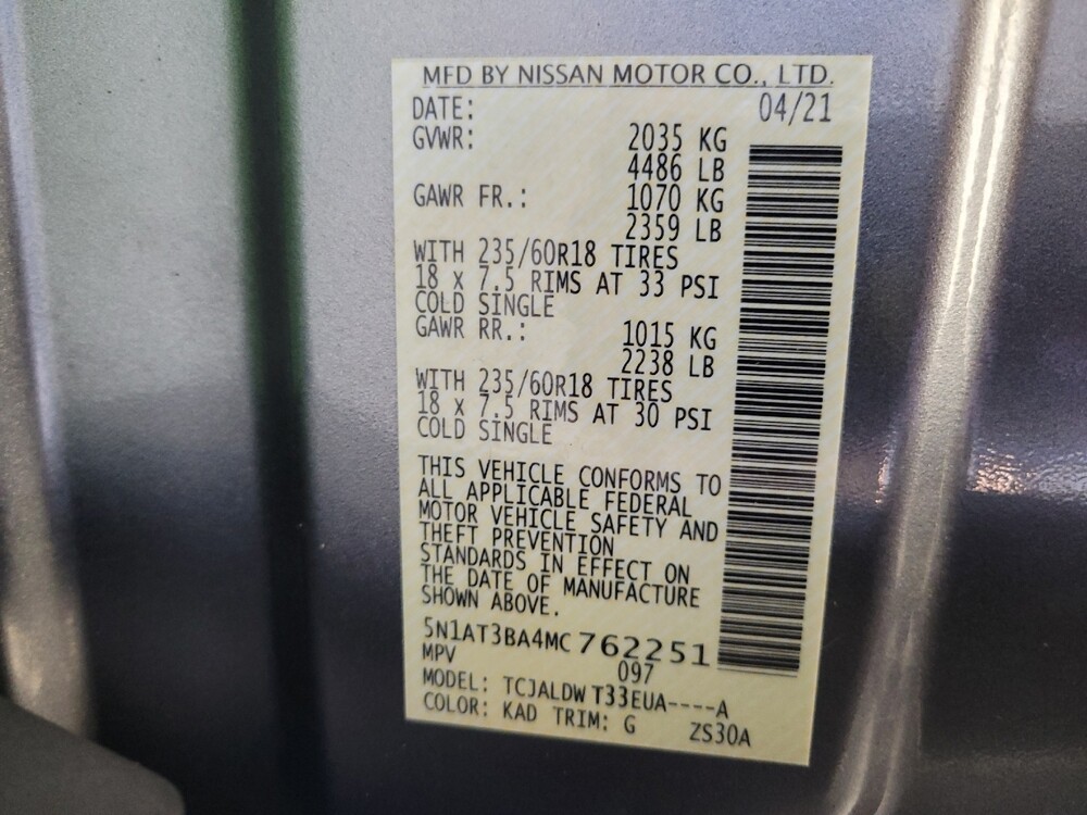 2021 Nissan Rogue in Fairfield, OH 45014 - 18142038 33