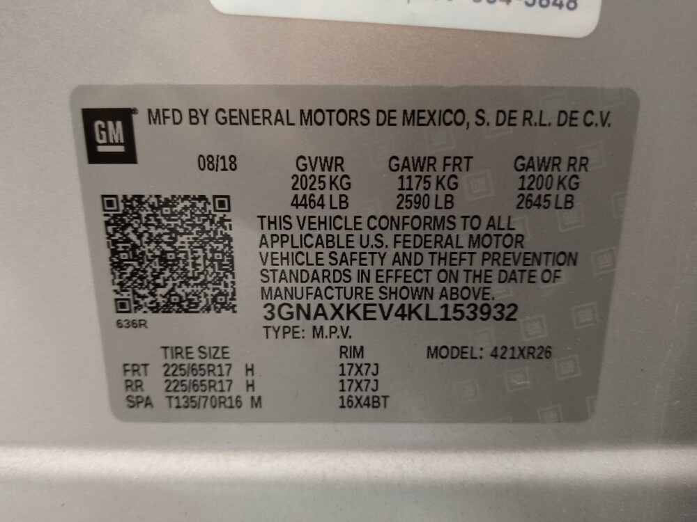 2019 Chevrolet Equinox in Wichita, KS 67207 - 18142078 33