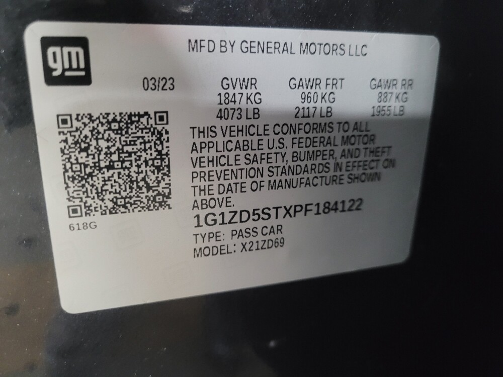 2023 Chevrolet Malibu in Union City, GA 30291 - 18142190 33