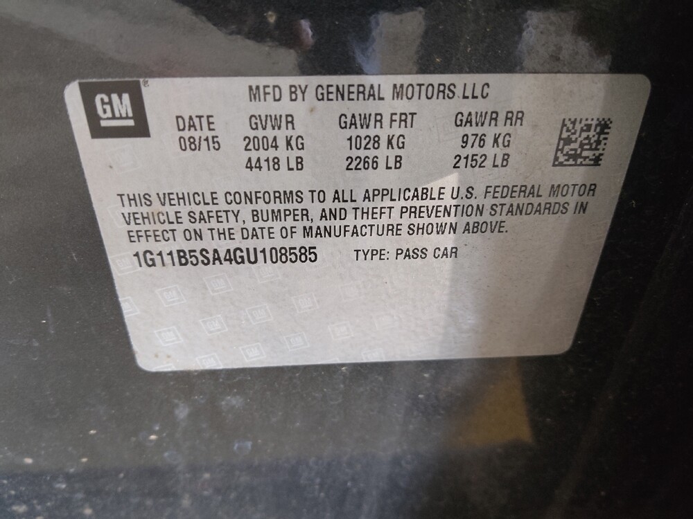 2016 Chevrolet Malibu in Marietta, GA 30062 - 18142200 33