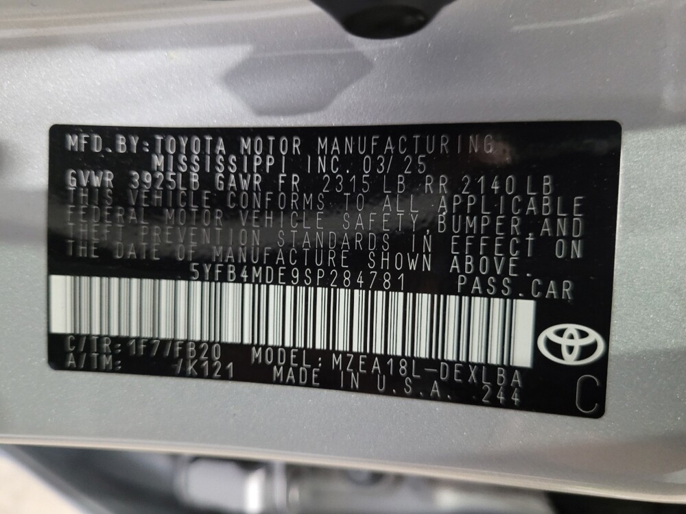 2025 Toyota Corolla in Chesapeake, VA 23320 - 18142228 33
