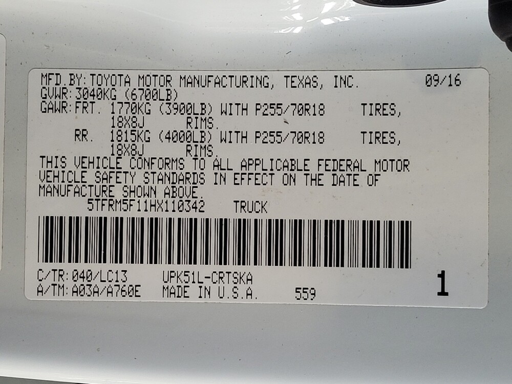 2017 Toyota Tundra in Pensacola, FL 32505 - 18142232 33