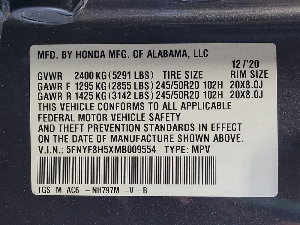 2021 Honda Passport in Kissimmee, FL 34744 - 18142236 33