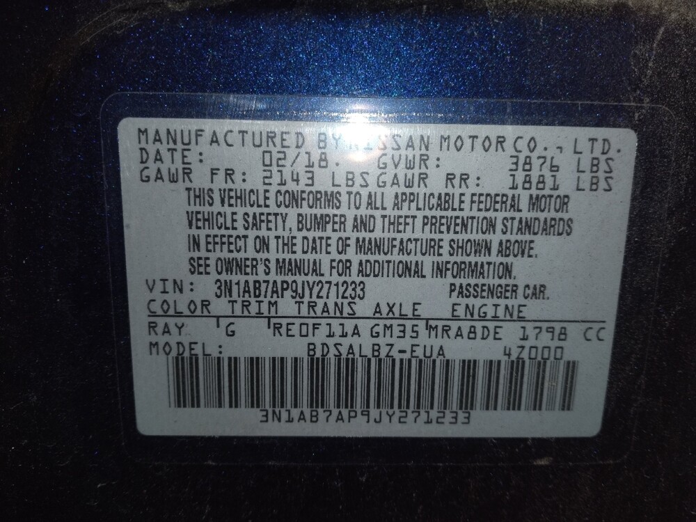 2018 Nissan Sentra in Fayetteville, NC 28304 - 18142239 33