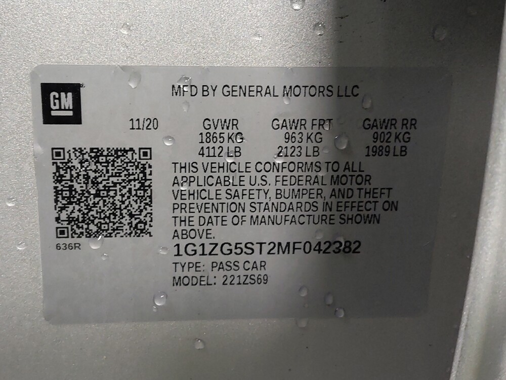 2021 Chevrolet Malibu in San Antonio, TX 78238 - 18142257 33