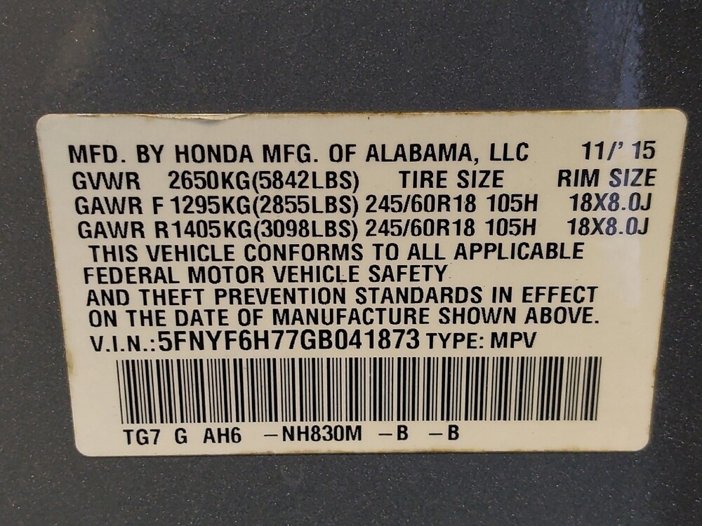 2016 Honda Pilot in Houston, TX 77060 - 18142258 33