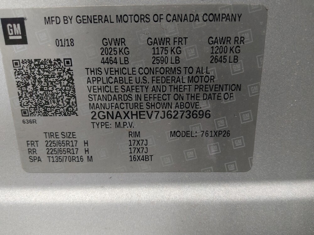 2018 Chevrolet Equinox in Columbus, GA 31909 - 18142289 33