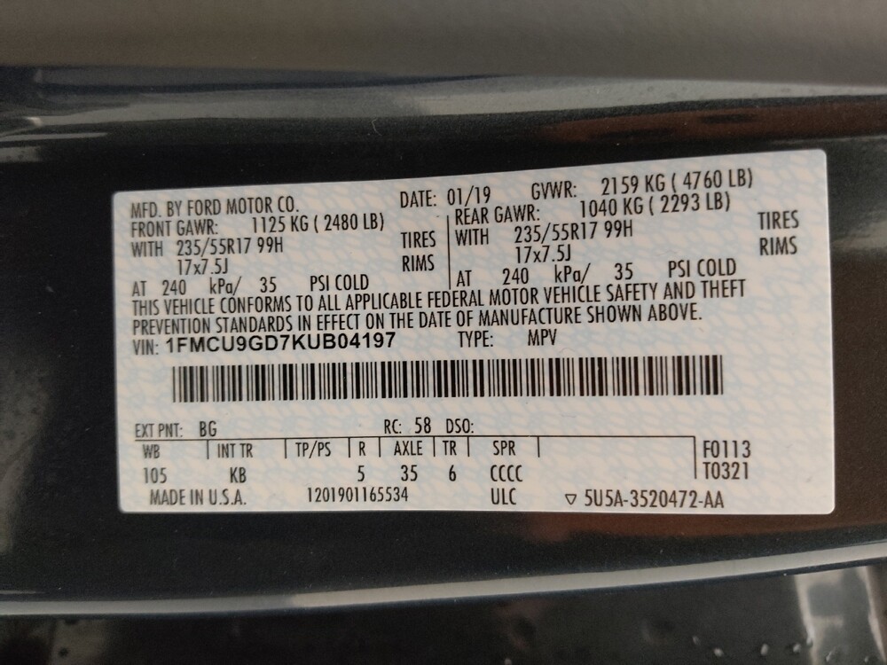 2019 Ford Escape in Independence, MO 64055 - 18142323 33