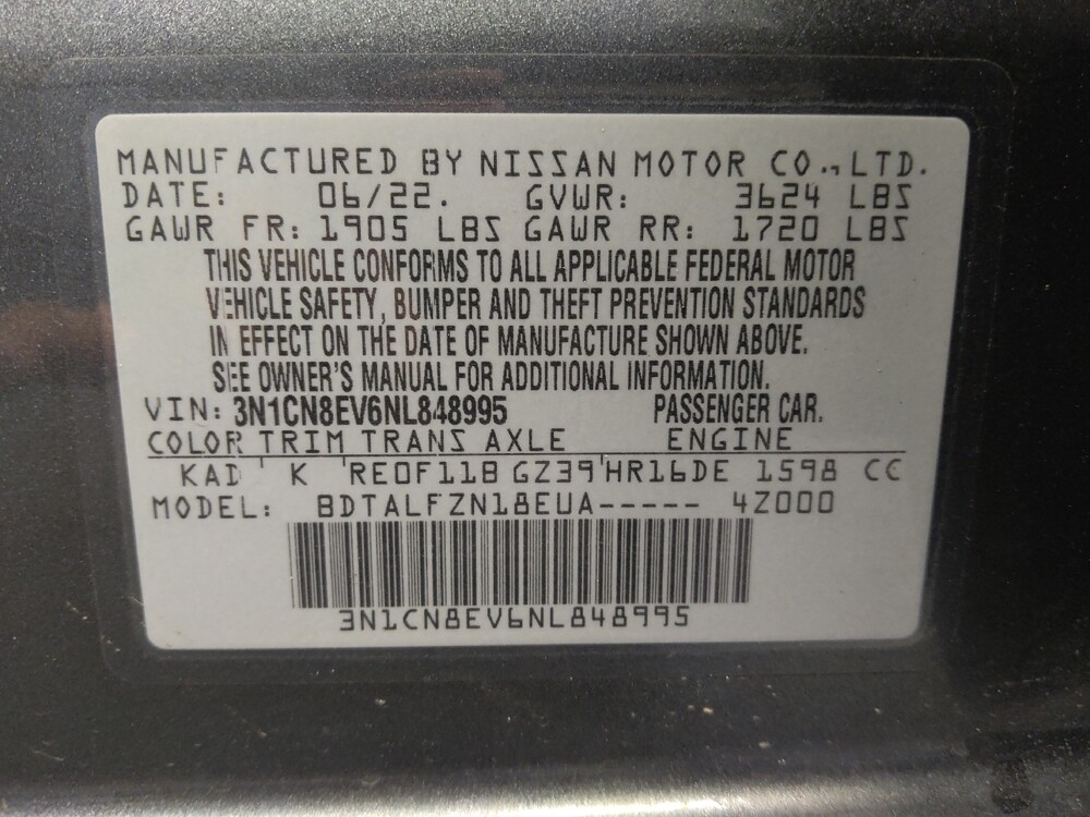 2022 Nissan Versa in Houston, TX 77074 - 18142335 33