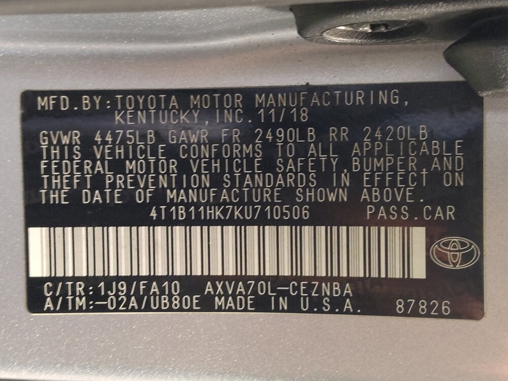 2019 Toyota Camry in Houston, TX 77034 - 18142374 33