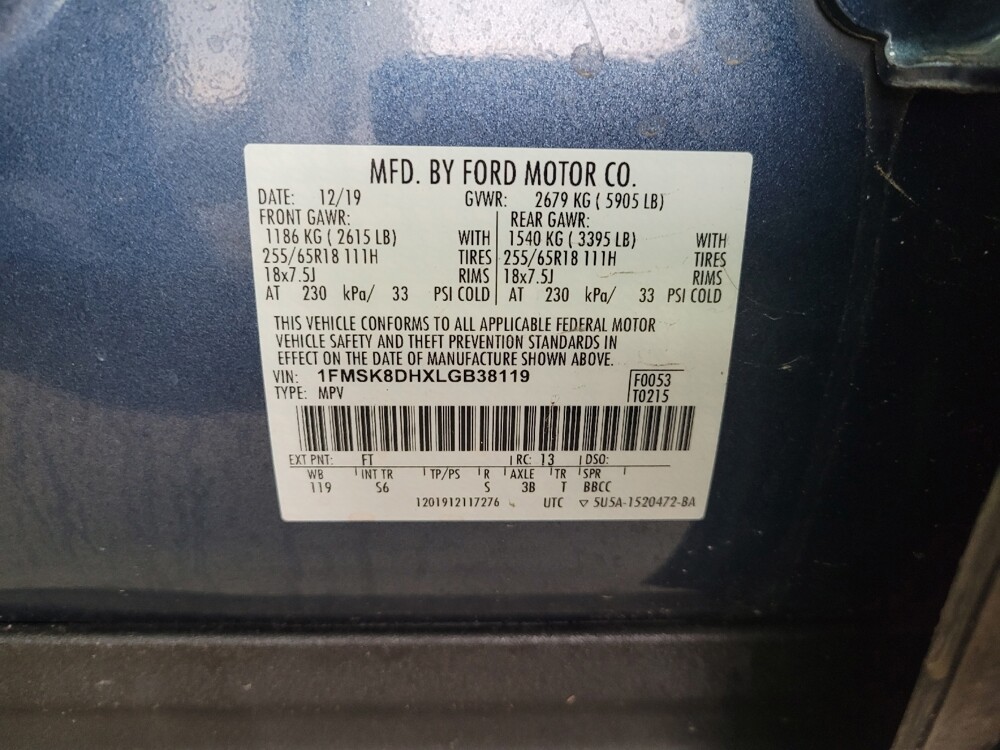2020 Ford Explorer in Fairfield, OH 45014 - 18142392 33