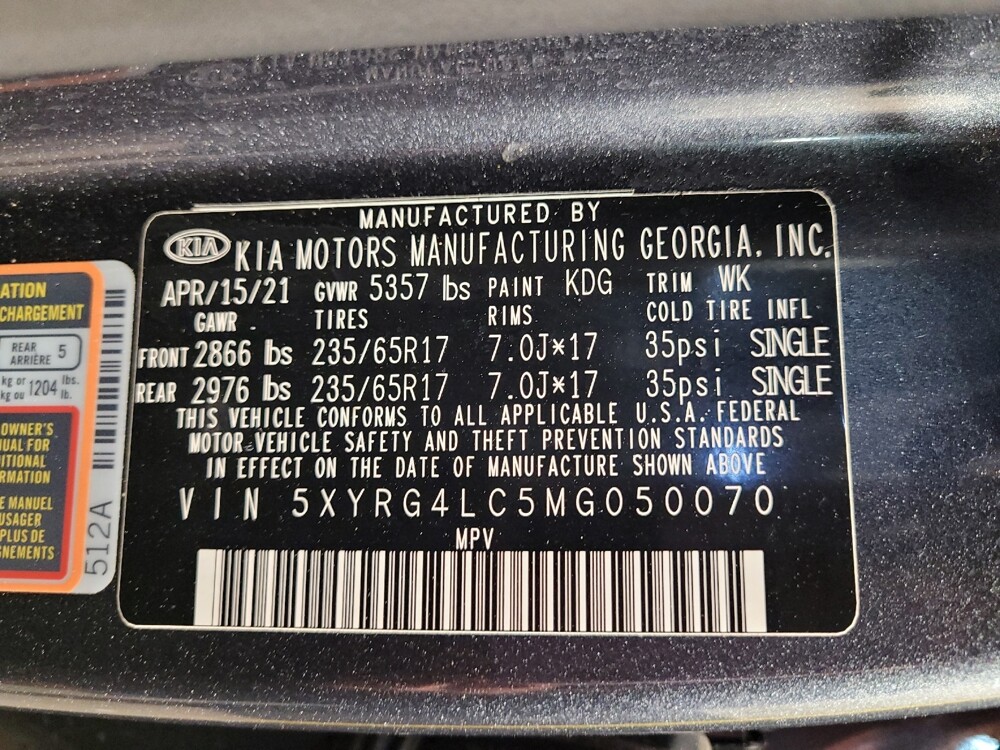 2021 Kia Sorento in Fayetteville, NC 28304 - 18142405 33