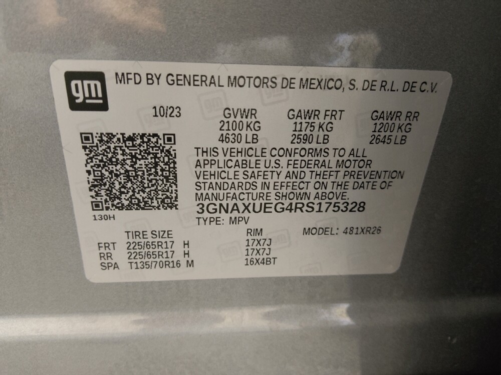 2024 Chevrolet Equinox in Midlothian, IL 60445 - 18142431 33