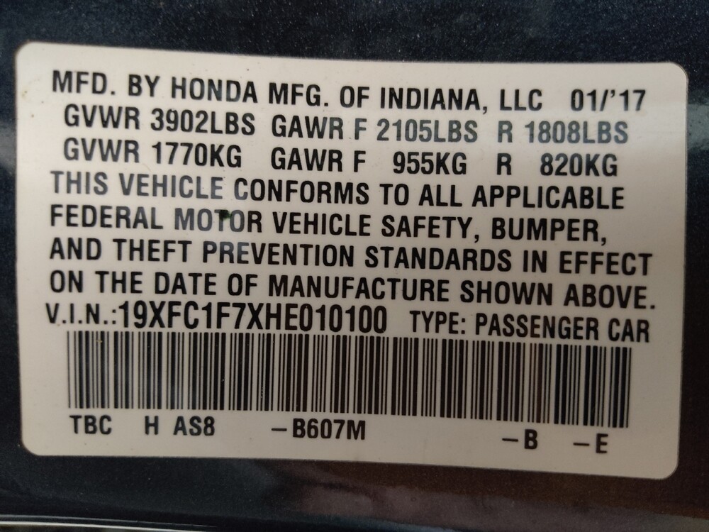 2017 Honda Civic in Denver, CO 80012 - 18142433 33