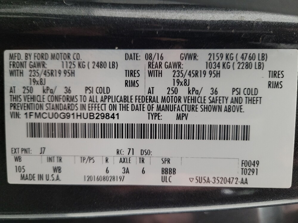 2017 Ford Escape in Fresno, CA 93726 - 18142486 33