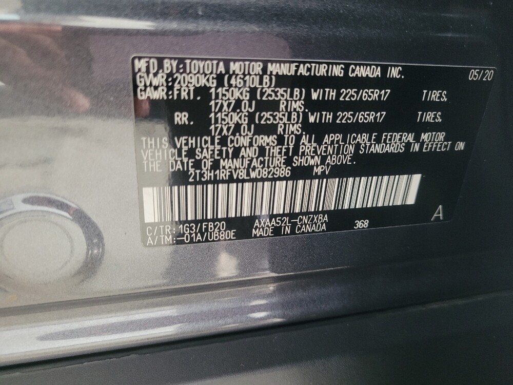2020 Toyota RAV4 in Columbus, GA 31909 - 18142524 33
