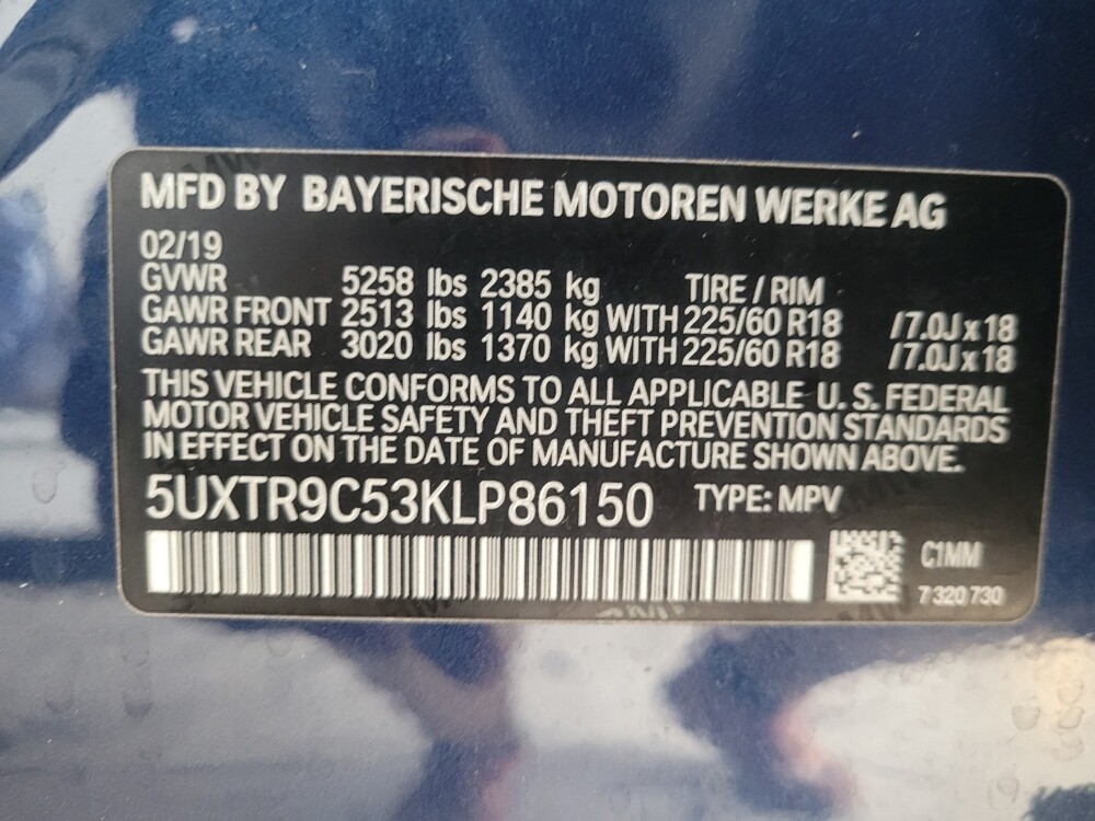 2019 BMW X3 in Columbus, GA 31909 - 18142526 33