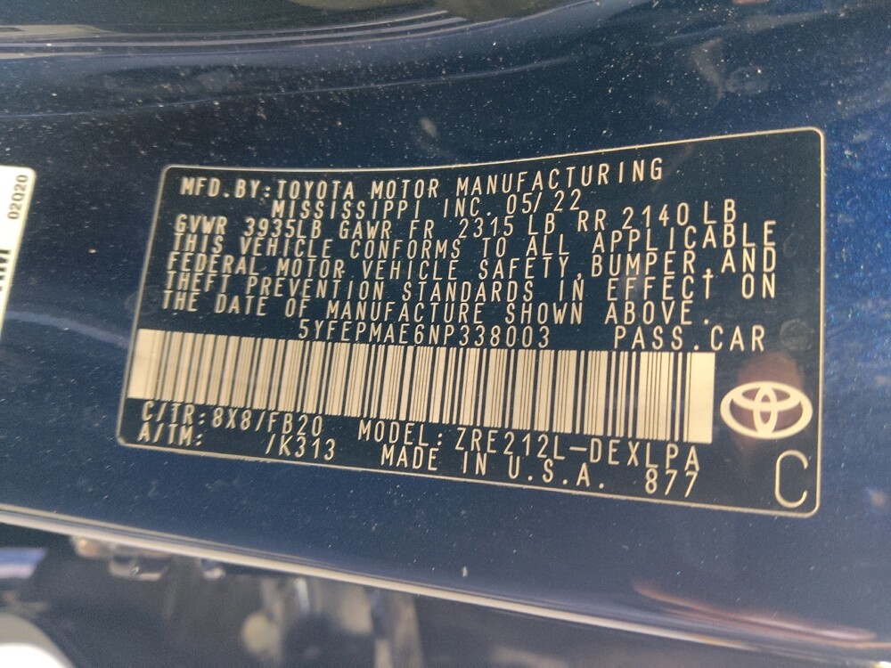 2022 Toyota Corolla in Chattanooga, TN 37421 - 18142531 33