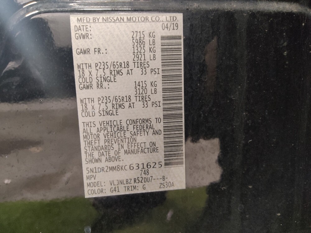 2019 Nissan Pathfinder in Union City, GA 30291 - 18142534 33