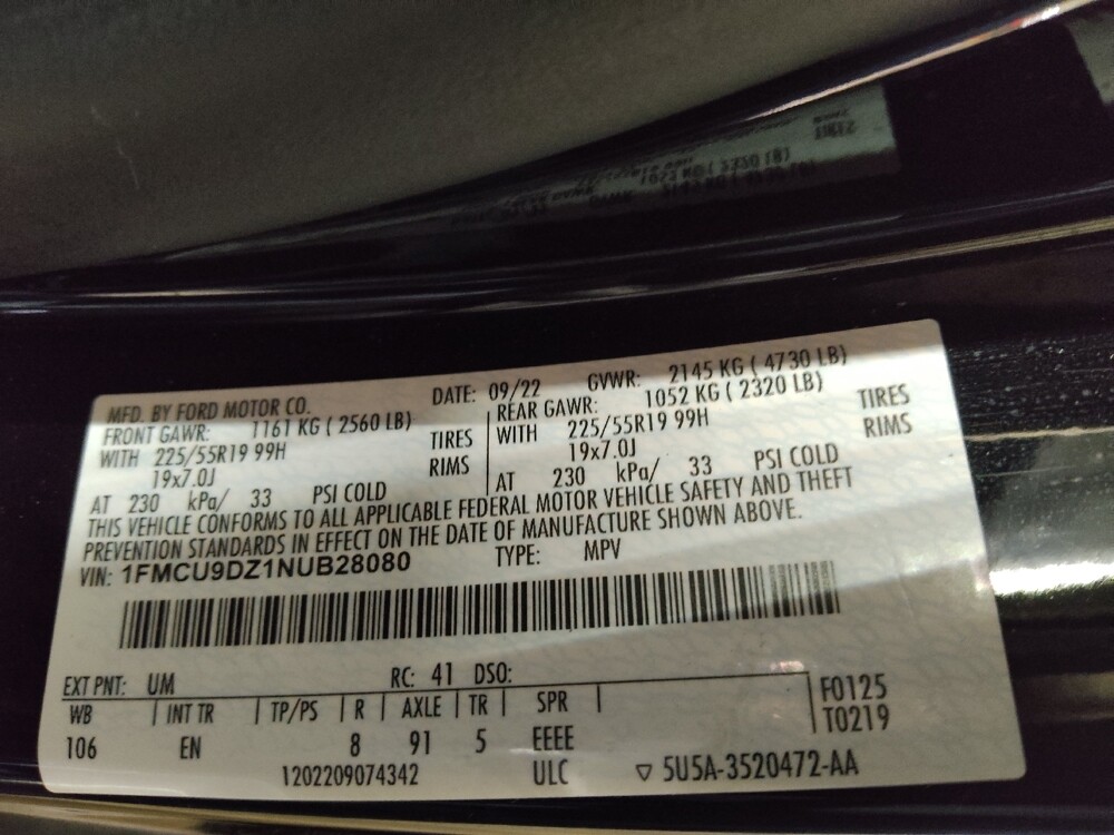 2022 Ford Escape in Tyler, TX 75701 - 18142551 33