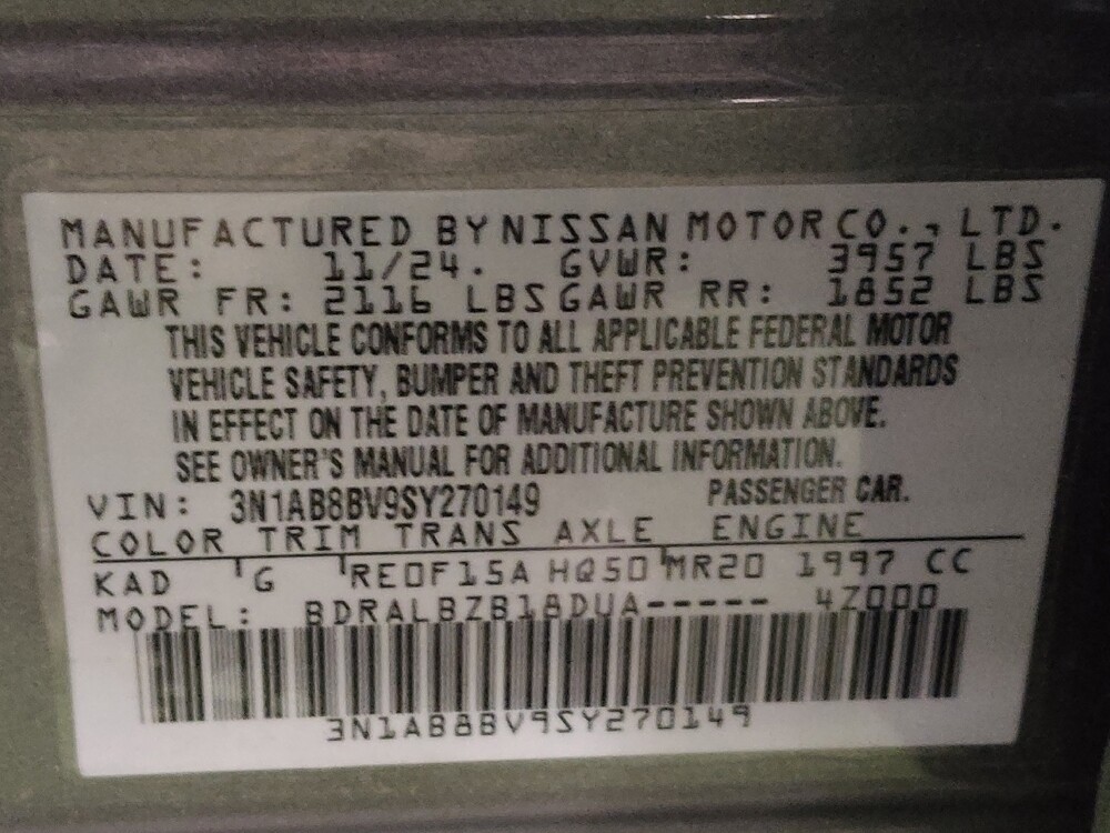 2025 Nissan Sentra in Tyler, TX 75701 - 18142555 33