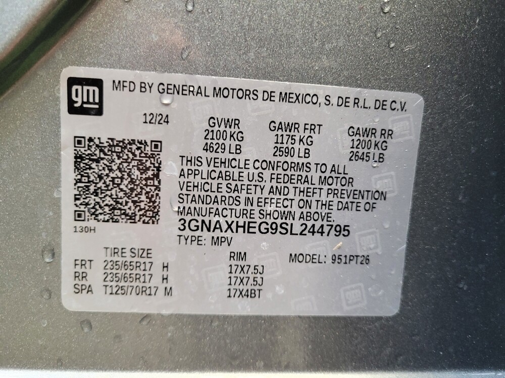 2025 Chevrolet Equinox in Tallahassee, FL 32304 - 18142592 33