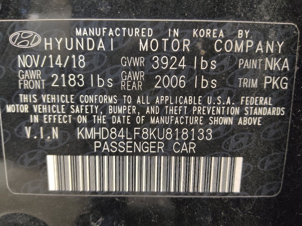 2019 Hyundai Elantra in Tampa, FL 33612 - 18142599 33
