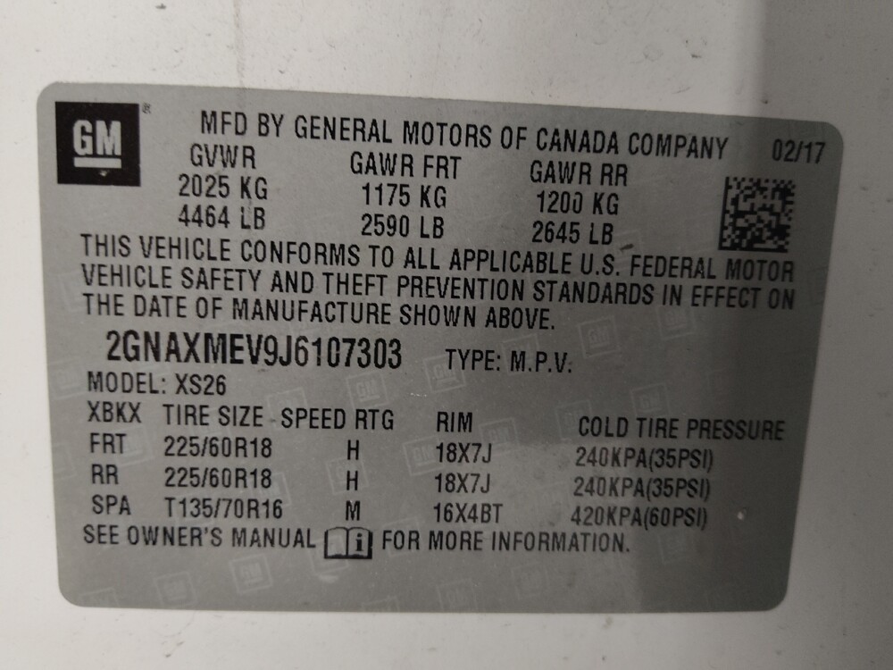 2018 Chevrolet Equinox in Tallahassee, FL 32304 - 18142601 33