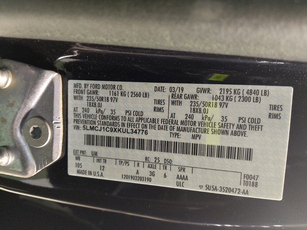 2019 Lincoln MKC in Tallahassee, FL 32304 - 18142602 33