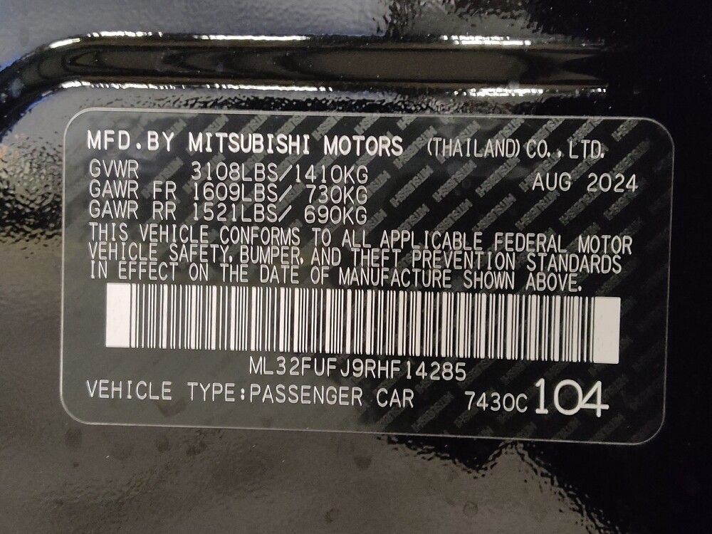 2024 Mitsubishi Mirage G4 in Savannah, GA 31419 - 18142624 33