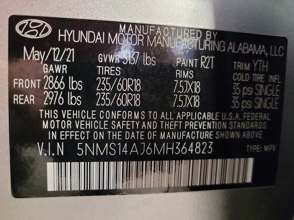 2021 Hyundai Santa Fe in Miami, FL 33157 - 18142626 33