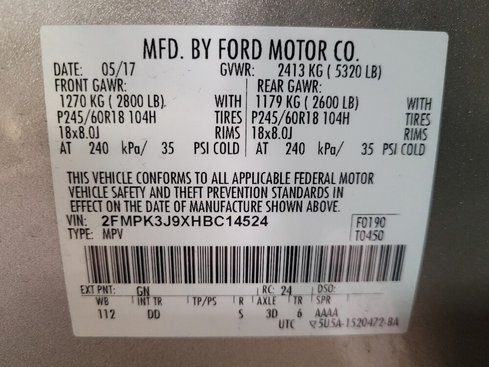 2017 Ford Edge in Mobile, AL 36606 - 18142630 33