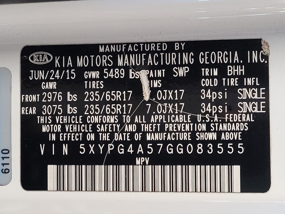 2016 Kia Sorento in Jacksonville, FL 32210 - 18142631 33
