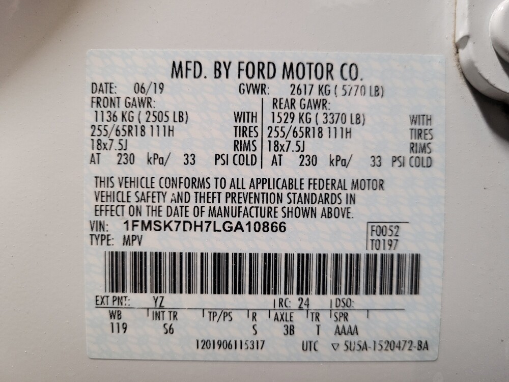 2020 Ford Explorer in Savannah, GA 31419 - 18142634 33