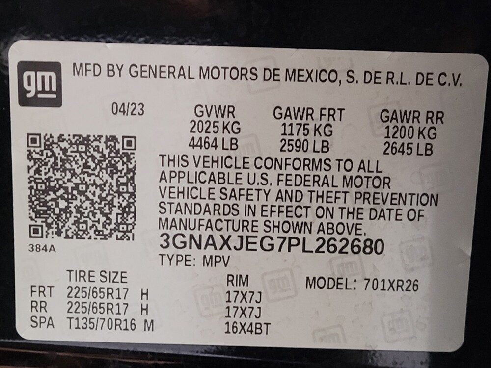2023 Chevrolet Equinox in Savannah, GA 31419 - 18142637 33