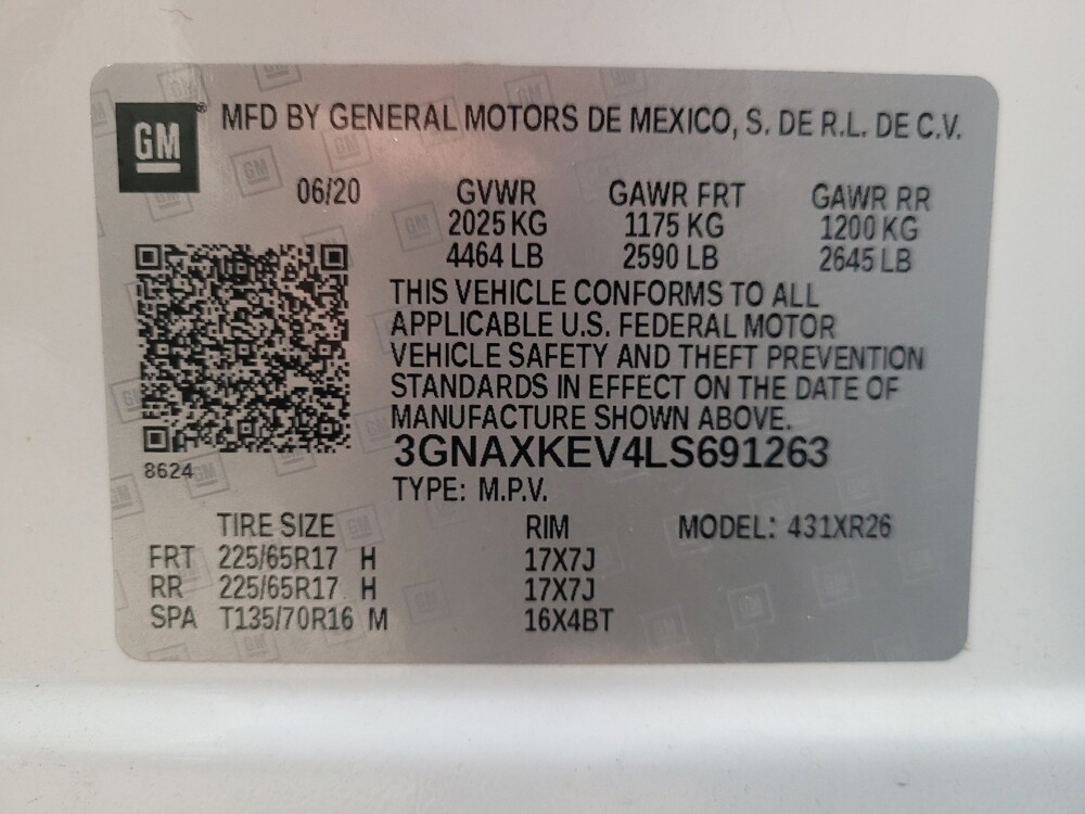 2020 Chevrolet Equinox in Savannah, GA 31419 - 18142638 33