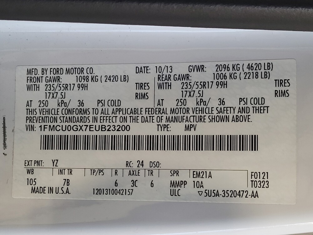 2014 Ford Escape in Mobile, AL 36606 - 18142644 33