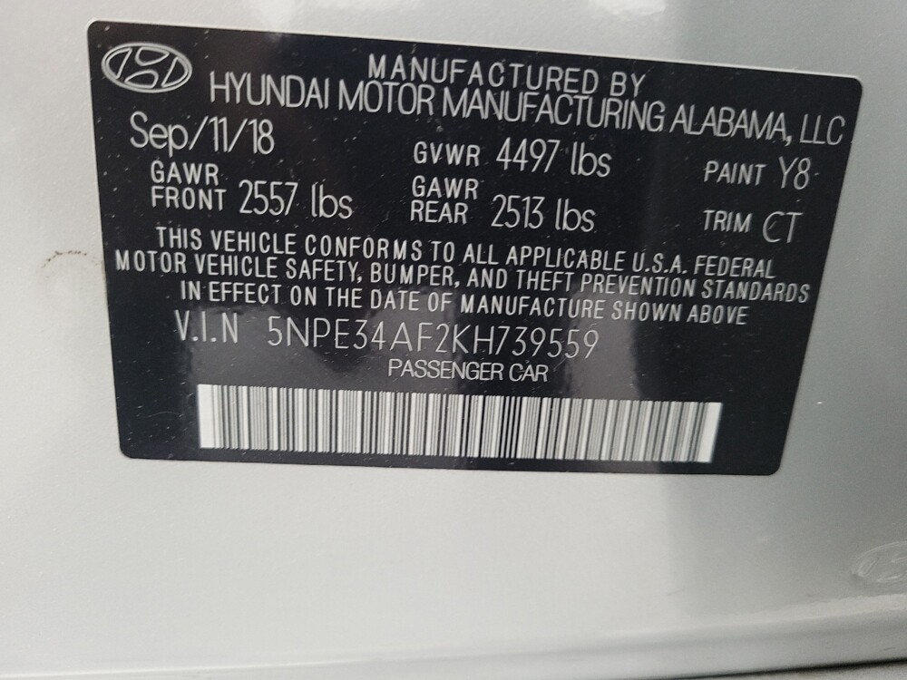 2019 Hyundai Sonata in Madison, TN 37115 - 18142666 33