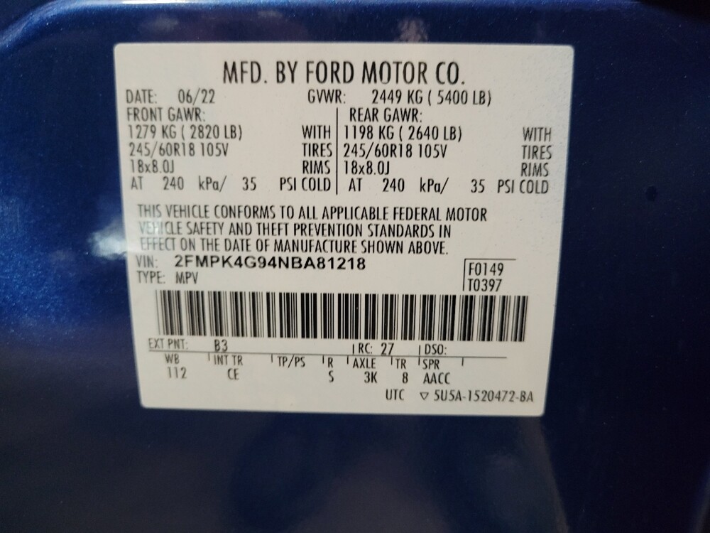 2022 Ford Edge in Temple Hills, MD 20746 - 18142713 33