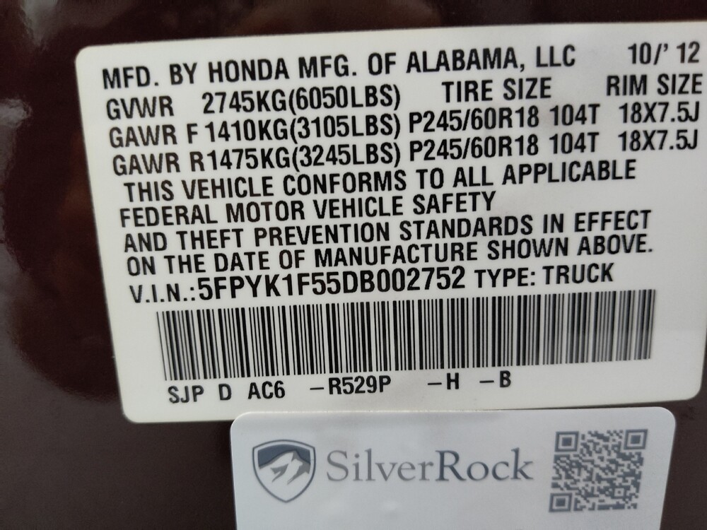 2013 Honda Ridgeline in St. Louis, MO 63136 - 18142727 33