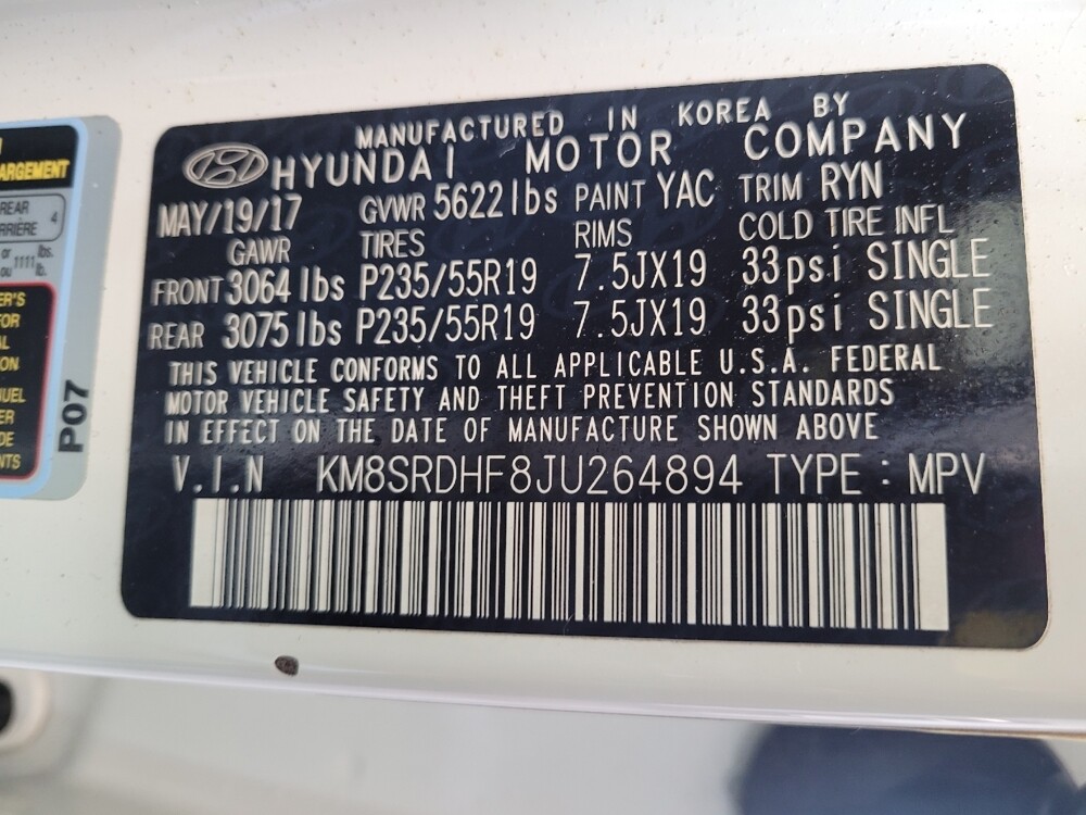 2018 Hyundai Santa Fe in Toledo, OH 43617 - 18142787 33