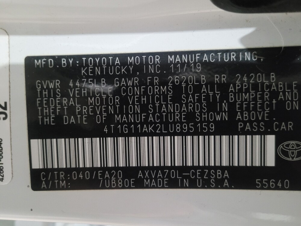 2020 Toyota Camry in Chesapeake, VA 23320 - 18142791 33