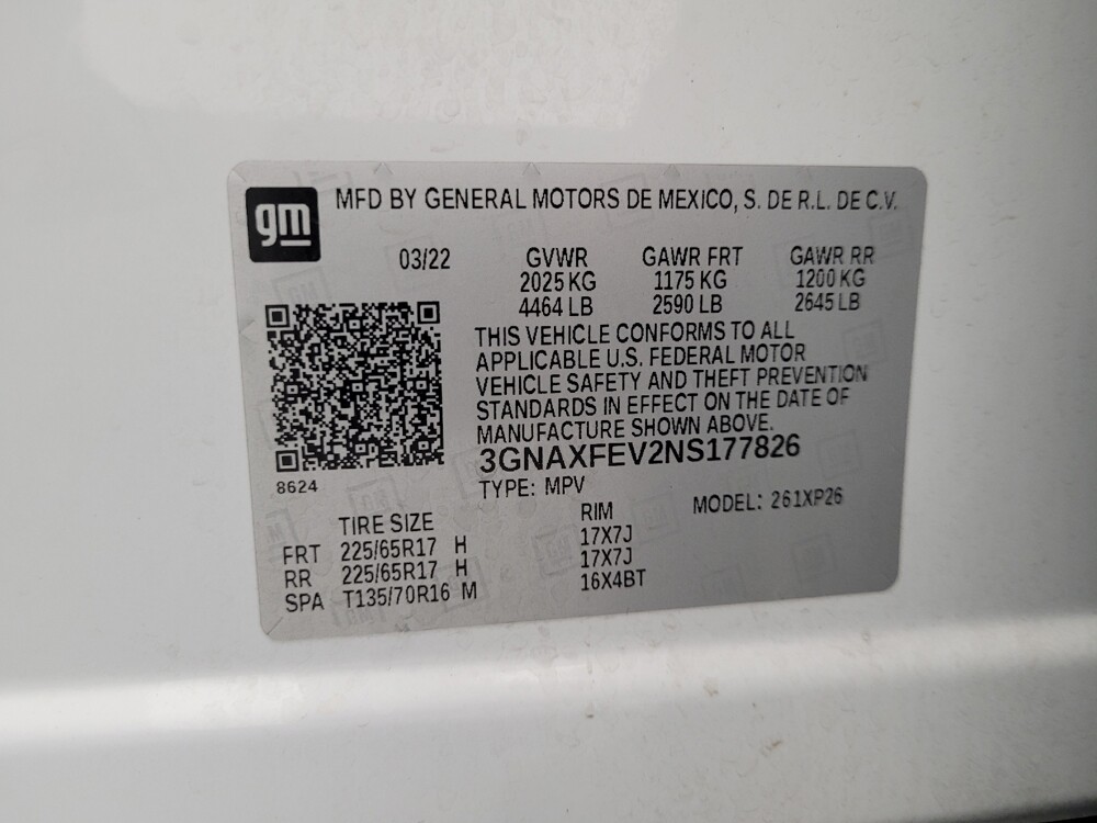 2022 Chevrolet Equinox in Las Vegas, NV 89104 - 18142803 33