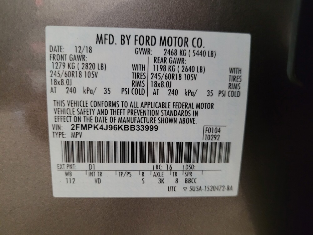 2019 Ford Edge in Chesapeake, VA 23320 - 18142808 33