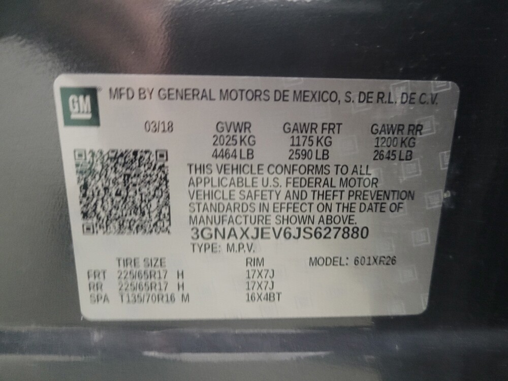 2018 Chevrolet Equinox in Highland, IN 46322 - 18142837 33