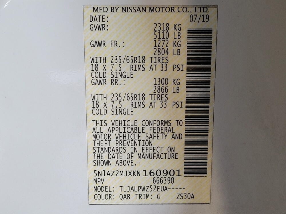 2019 Nissan Murano in Jacksonville, FL 32210 - 18142843 33