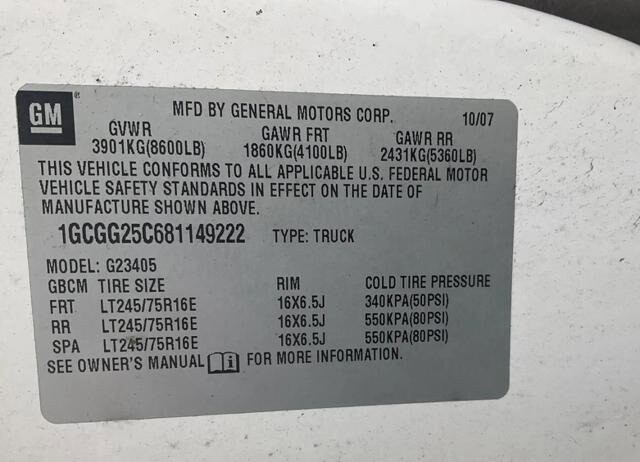 2008 Chevrolet Express 2500 in Blauvelt, NY 10913 - 18142884 19