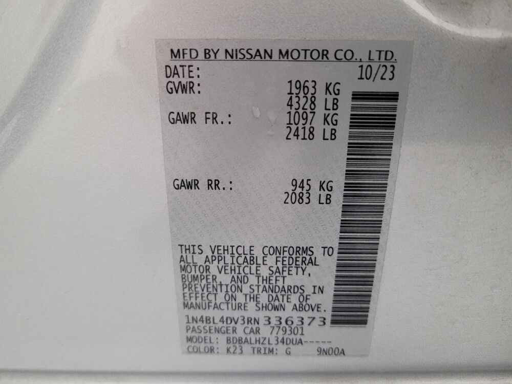 2024 Nissan Altima in Torrance, CA 90504 - 18142903 33